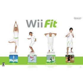 Four activities of Wii Fit (photo courtesy of Amazon)